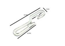Austrian Blind Festoon Curtain Net Up Hooks Sprig Of 20 Hooks 5 Sprigs