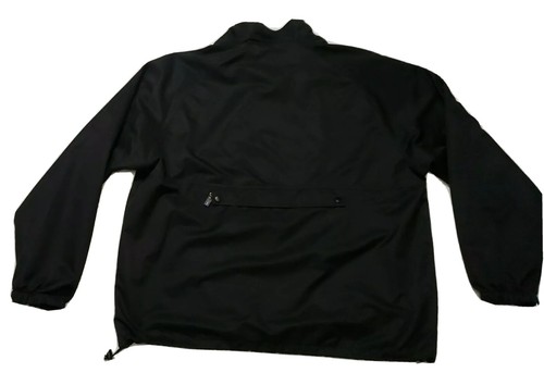 PGA Tour Mens XL Black Windbreaker Full Zip Mesh Lined Polyester Golf Jacket - Picture 11 of 12