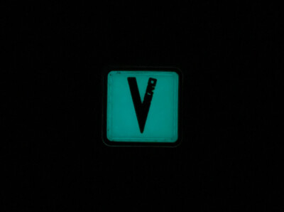 Vero Engineering GITD Black/White Rangers Eye Morale Patch