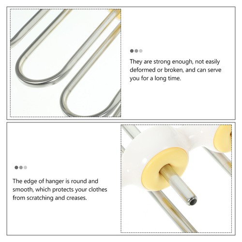 Multi Layer Trouser Hanger Household Clothes Hangers Pants Storage - Picture 8 of 12