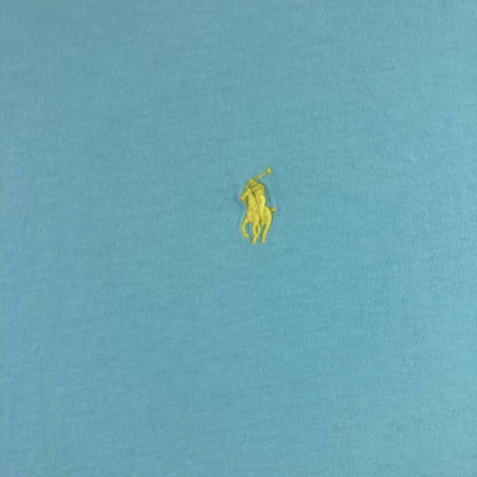 Polo Ralph Lauren camicia adulto blu medio maglietta pony logo manica corta casual