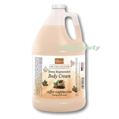 Lotion Body Cream 1 Gallon Extra Soft Smooth Mani-Pedi Spa Scent Coffee Cappucci
