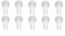 10 Maxlite 60W Replacement LED Light Bulbs, 2-Pin GU24 Base, 3000K, A19, Lamp