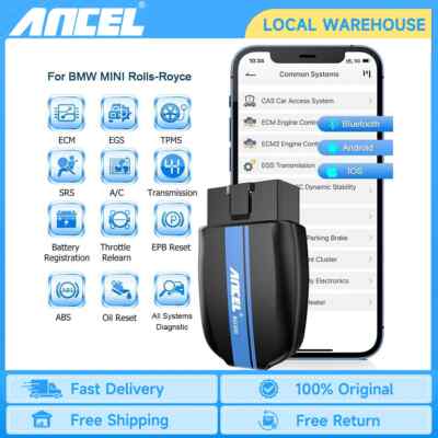 OBD2 Bluetooth Scanner Car Code Reader ABS SRS EPB Oil Reset Diagnostic Tool