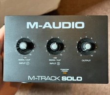 M-Audio M-Track Solo 2-Channel USB Interface Streaming and Podcasting