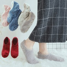 Thick Ankle Bed Socks Floor Socks Slipper Non-slip Fleece Men Women Winter Warm