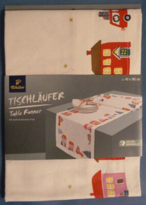 Tchibo - Tischläufer ''Weihnachten'' aus Bio-Baumwolle - NEU / OVP