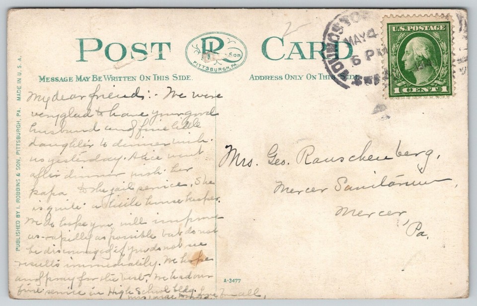 New Castle PAReflections of Old Stone Arch Bridge on CreekCascade