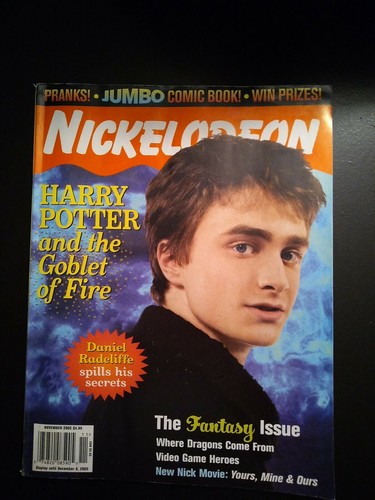 Nickelodeon Magazine (November 2005) - Harry Potter And The Goblet Of Fire