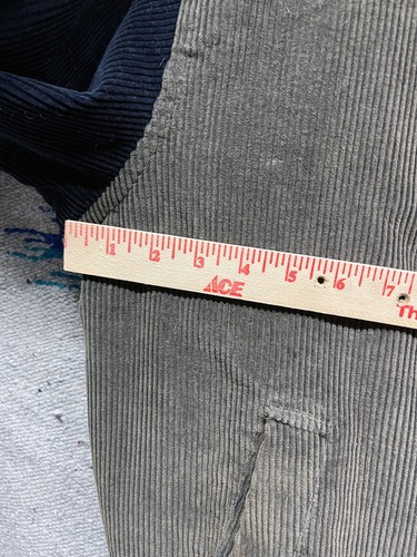 Vintage 90s Nautica Corduroy Colorblock Jacket skater surfer XL - Picture 4 of 9