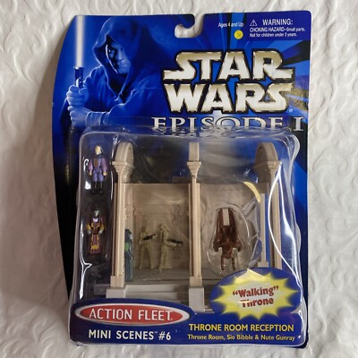 Star Wars Ep 1 Action Fleet Mini Scenes #6 Throne Room Reception-Walking Throne
