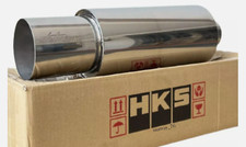 Hks Oem Hi-power Universal Single Exhaust Muffler Inlet 2.5 Outlet 4.0 Expedite