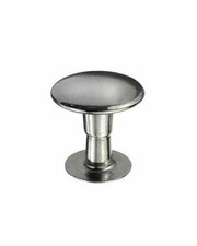 25 Rivetti tubolari ferro nichelato rivetto borchie mm 3x7