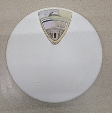 Vintage Brearley Company Counselor White With Gold Specks Bathroom Scale Works