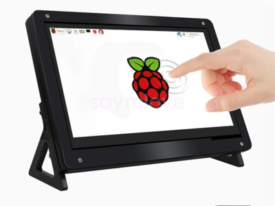 7'' IPS LCD Display HDMI Capacitive Touch Screen 1024x600 + Case For Raspberry Pi
