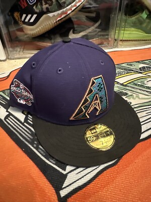 Arizona Diamondback MLB Cooperstown hat 5New Era 59fifty fitted purple 