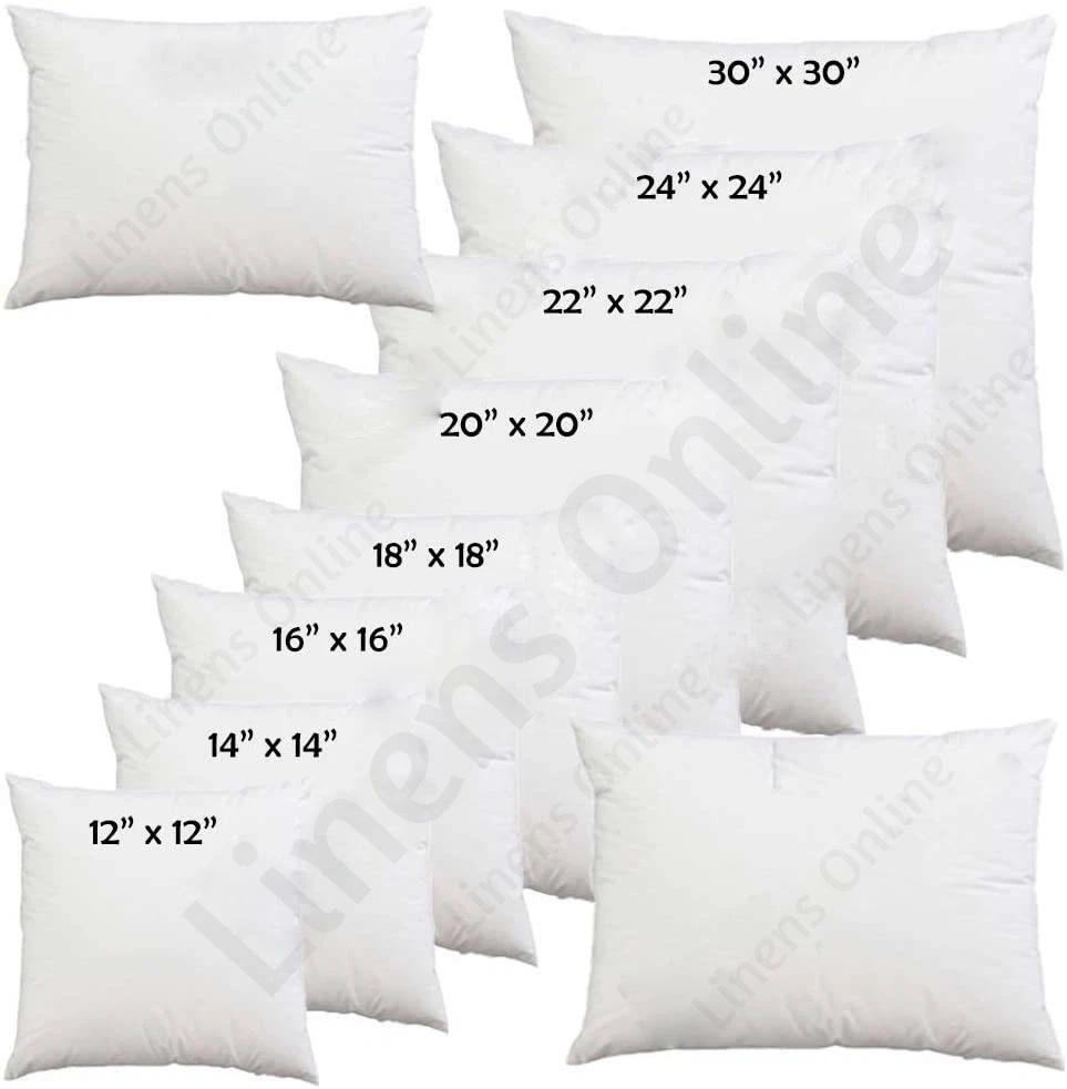 Cushion Pads Inners Fillers Inserts 12 14161820 22 24 26 28 All  Sizes