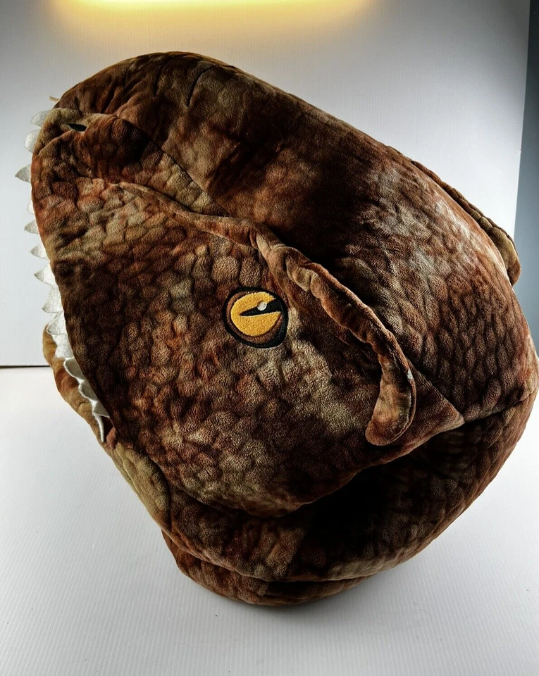 Disfraz Máscara T Rex Mundo Jurásico Dinosaurio Big Greeter Head DanDee Adulto Espuma Foto 4 de 4