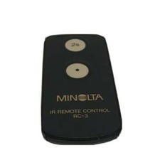 MINOLTA IR REMOTE CONTROL RC-3 w/ MANUAL Riva Zoom 125EX Freedom Supreme Elite