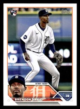 2023 Topps #494 Brendon Davis Rookie Card Detroit Tigers