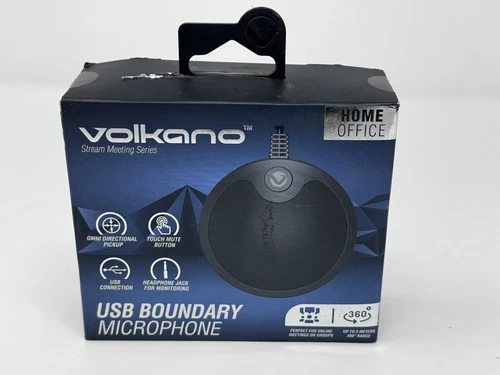 Volkano Stream Meeting Series Omnidirectional Boundary USB Microphone