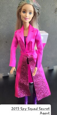 2015 Barbie spy squad Secret Agent DHF17 has flip function 