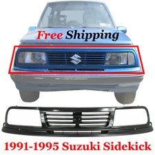New Front Grill Grille Assembly Black Fits 1991-1995 Suzuki Sidekick Sz1200102 New Front Grill Grille Assembly Black Fits 1991-1995 Suzuki Sidekick Sz1200102
