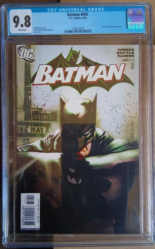 cgc 9.8 Batman #650 Jock Cover
