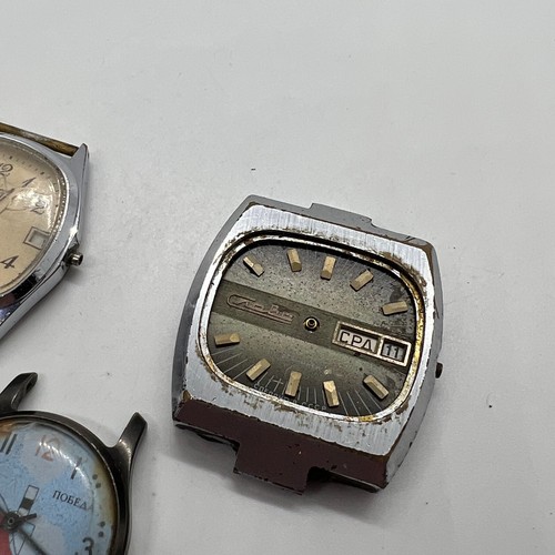 POBEDA SLAVA POLJOT Vintage Collection Uhr UdSSR Herren Sowjetisches Armband Militär Selten - Bild 14 von 24