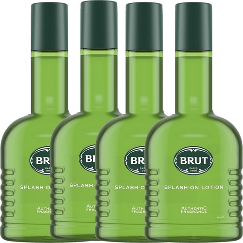 Brut Splash On Lotion Original Aftershave 200ml Pack 4 5010612808562