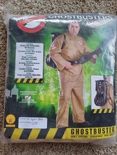 Ghostbusters LIGHT-UP PROTON PACK and adult costume w/inflatable proton pack