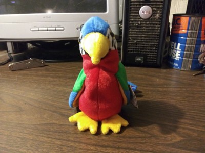 jabber the parrot beanie baby
