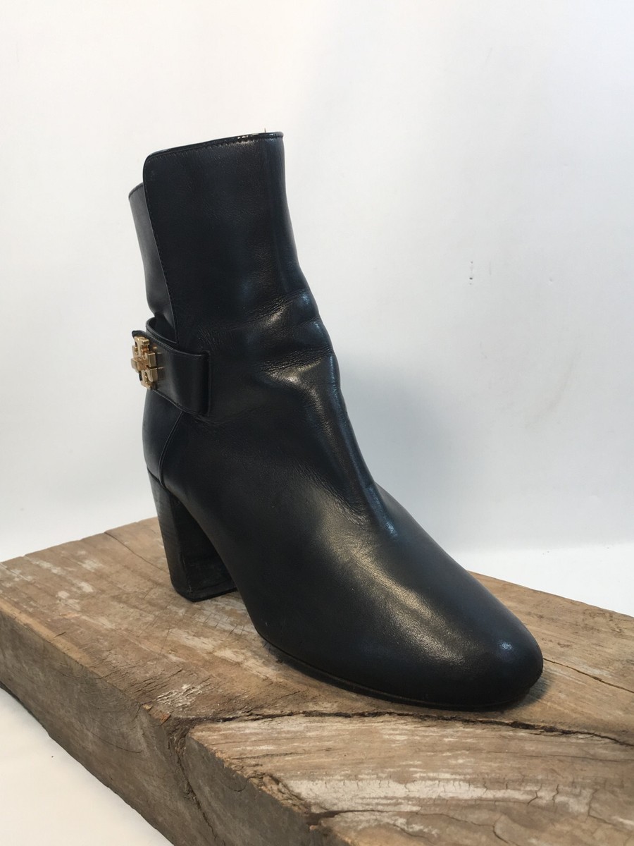 Tory Burch Kira 70MM Calf Leather Booties Women display picture 1