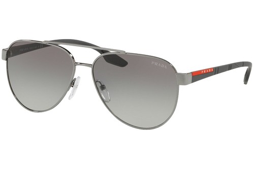New PRADA Sunglasses Brown Tortoise Beige Gold Symbole Logo  display picture 3