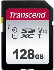 Transcend 128GB SD SDXC U1 V10 Memory for Nikon D5600 D3100 D7500 D5500