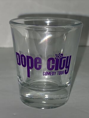 Dope City Comedy Tour Shot Glass EUC