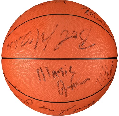 michael jordan magic johnson larry bird autograph