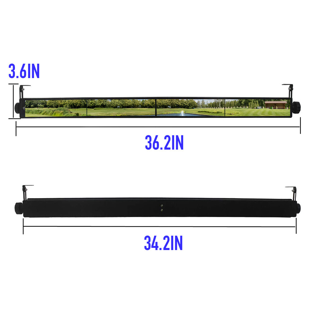 5 Panel Universal Wink Mirror Fit For Golf Carts EZGO Club Cars and Yamaha