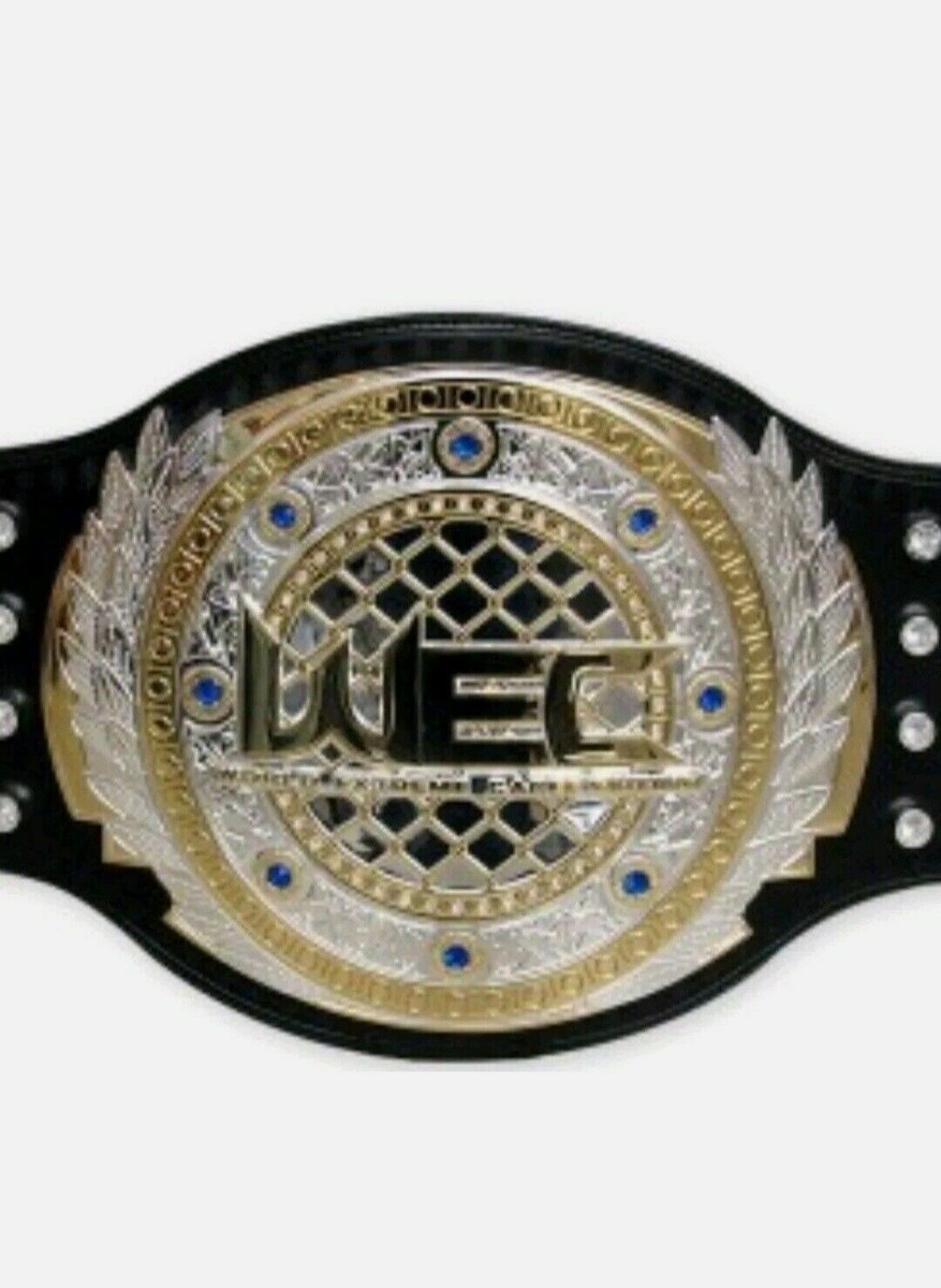 WEC World Extreme Cage Fighting Wrestling championship Title Belt