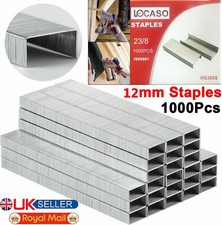 1-10000pc 8mm Staples Staple Gun Tacker Pack 1000 Upholstery Stapler