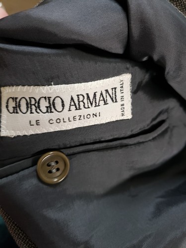 Giorgio Armani Blazer sz 46 Mens Gray Virgin Wool Formal Career Made in Italy - Picture 6 of 11