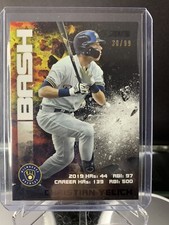 Christian Yelich 2020 Topps Stadium Club Bash and Burn BAB-4 30/99