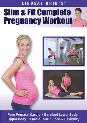 Lindsay Brin Slim & Fit Complete Pregnancy DVD Workout NEW Sealed Free Ship