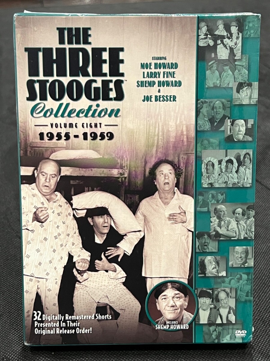 The Three Stooges Collection: Volume 8: 1955-1959 (DVD, 2010) New