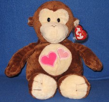 LOVESY THE MONKEY - TY PLUFFIES - MINT with MINT TAGS