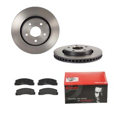 BREMBO BREMSSCHEIBEN Ø328MM + BREMSBELÄGE VORNE FÜR JEEP GRAND CHEROKEE III 