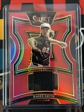 2025 Panini Select #SP-HS Hagen Smith Selective Swatches Red #/99