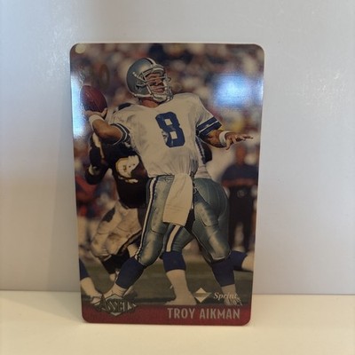 Troy Aikman 1996 Assets Phone Card  $10 Card #1 Of Set of 10.