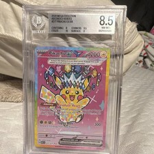 Pikachu ex 277/217 Ascended Heroes 2026 Foil EX Pokemon TCG English BGS 8.5 on eBay