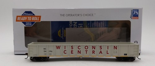 Góndola Mill Athearn 8393 HO Wisconsin Central RTR 52' #54196 LN/caja | Condition: Used